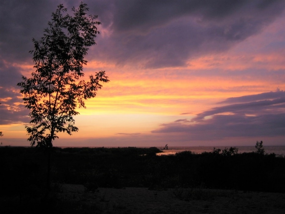 Sunset over Lake Michigan at Leelanau State Park